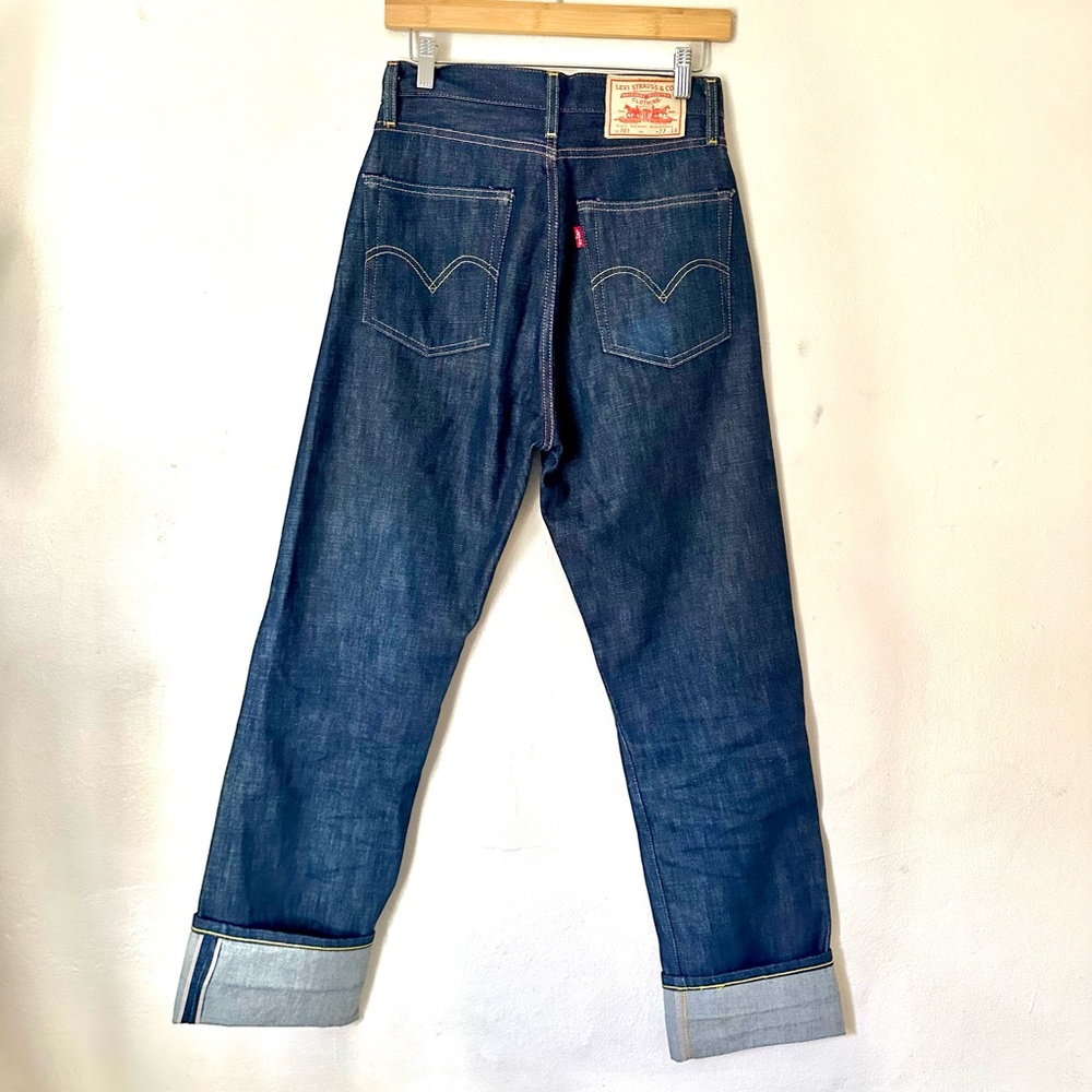 Levi’s LVC redline selvedge 701 denim jeans 27 x 34 - high waist